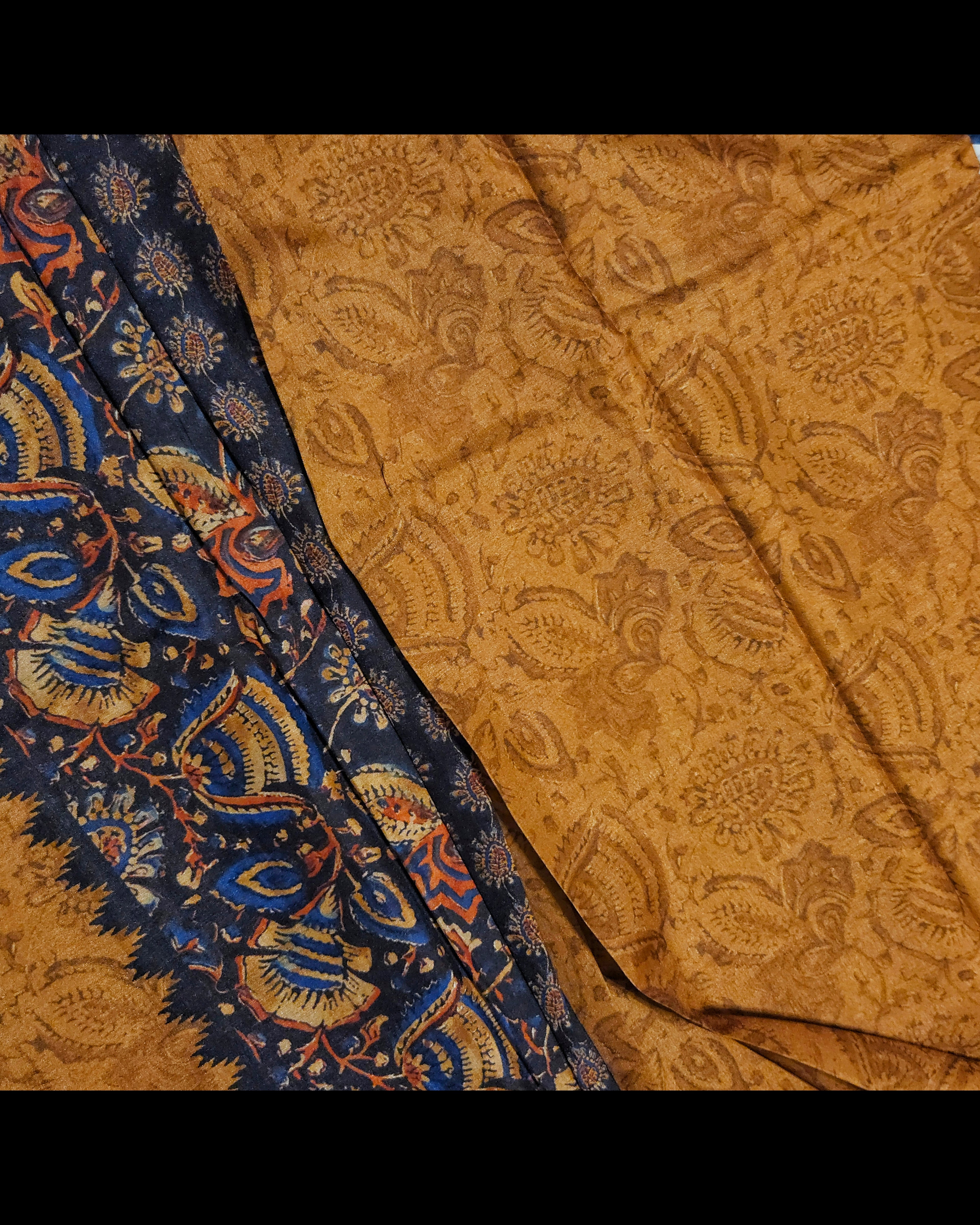 Ajrakh print -Manipuri Semi Silk-ATB - All things Beautiful ✨️ 