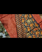 Ajrakh print -Manipuri Semi Silk-ATB - All things Beautiful ✨️ 