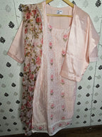 Baby Peach embroidered kurta set - All things Beautiful ✨️ 