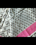 Beige- jute cotton handwoven sarees - ATB - All things Beautiful ✨️ 