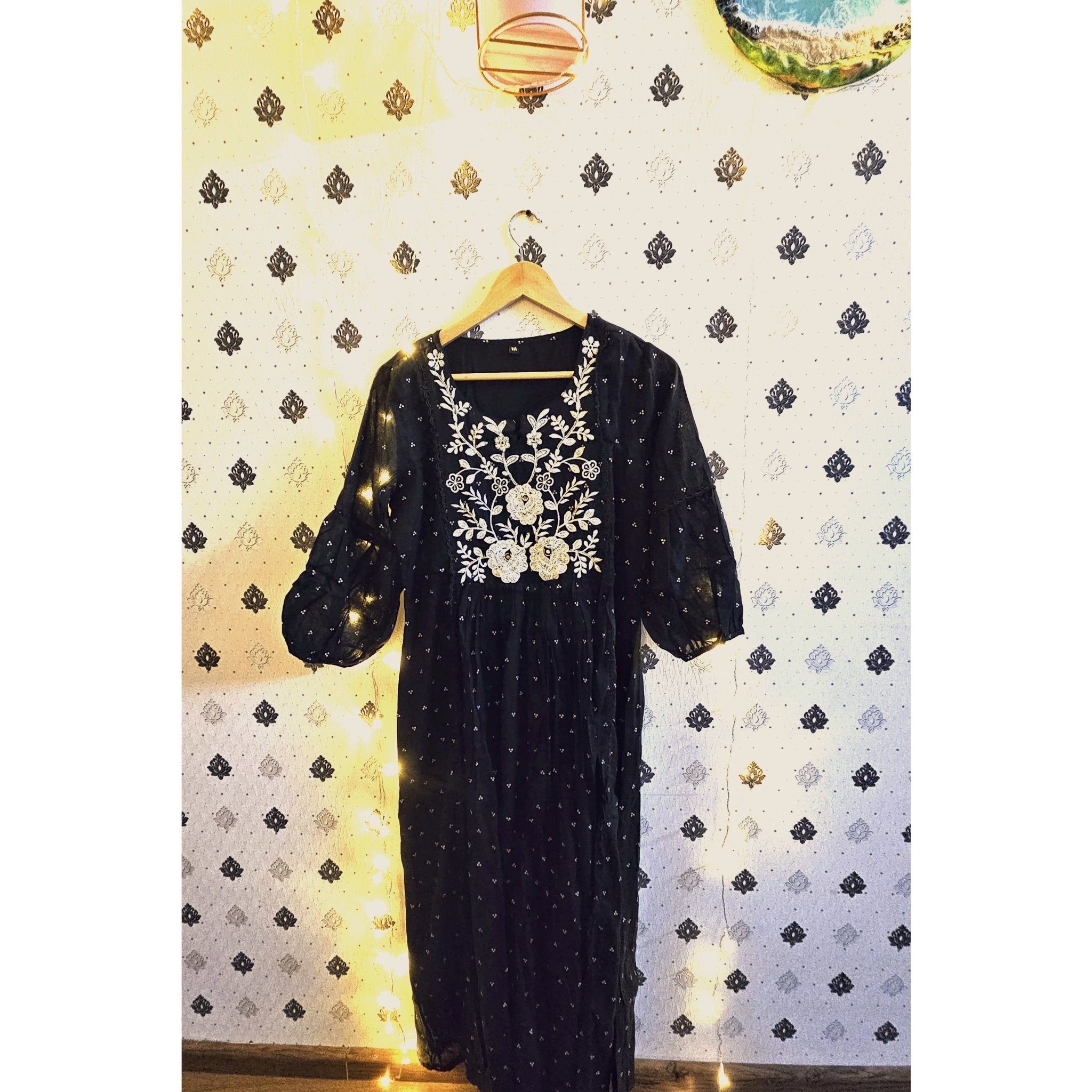 Black kurta set with dupatta -ATB - All things Beautiful ✨️ 
