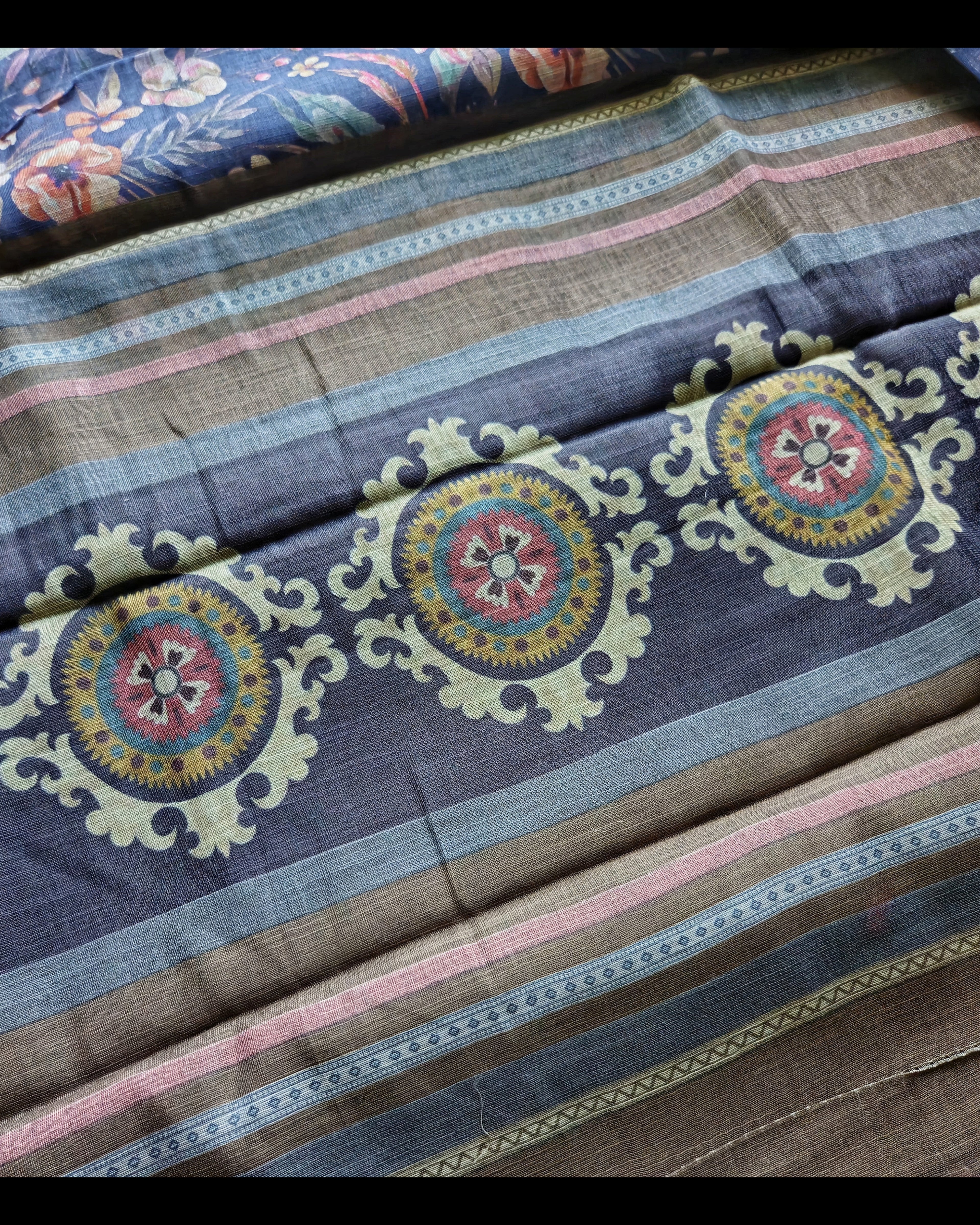 Handwoven Linen Saree - ATB - All things Beautiful ✨️ 