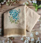 Butterfly bush - Linen Sarees - ATB