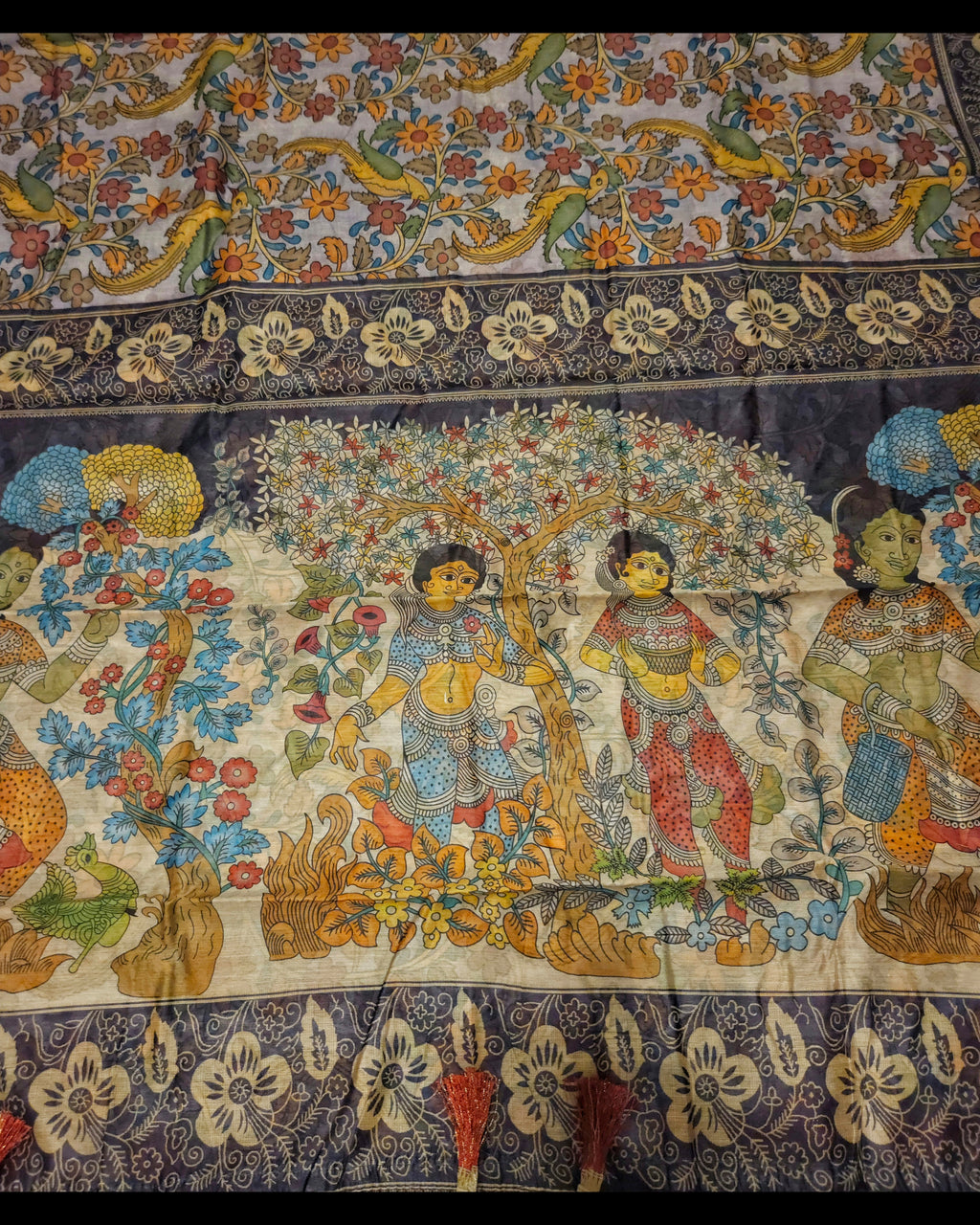 Kalamkari print - Chanderi Cotton Sarees - ATB - All things Beautiful ✨️ 