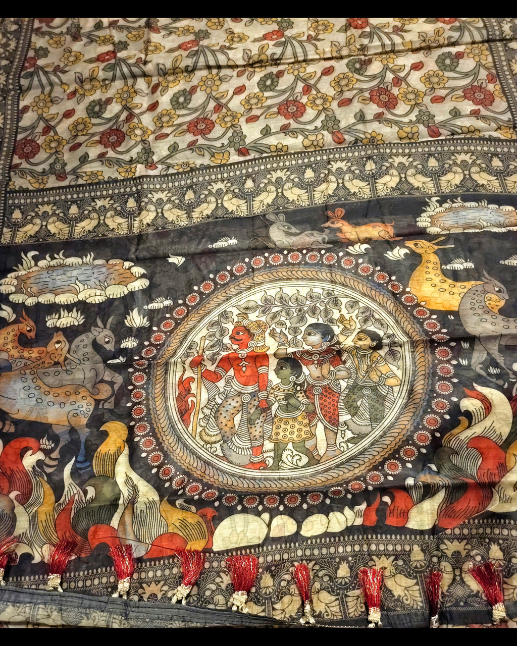 Kalamkari print - Chanderi Cotton Sarees - ATB - All things Beautiful ✨️ 