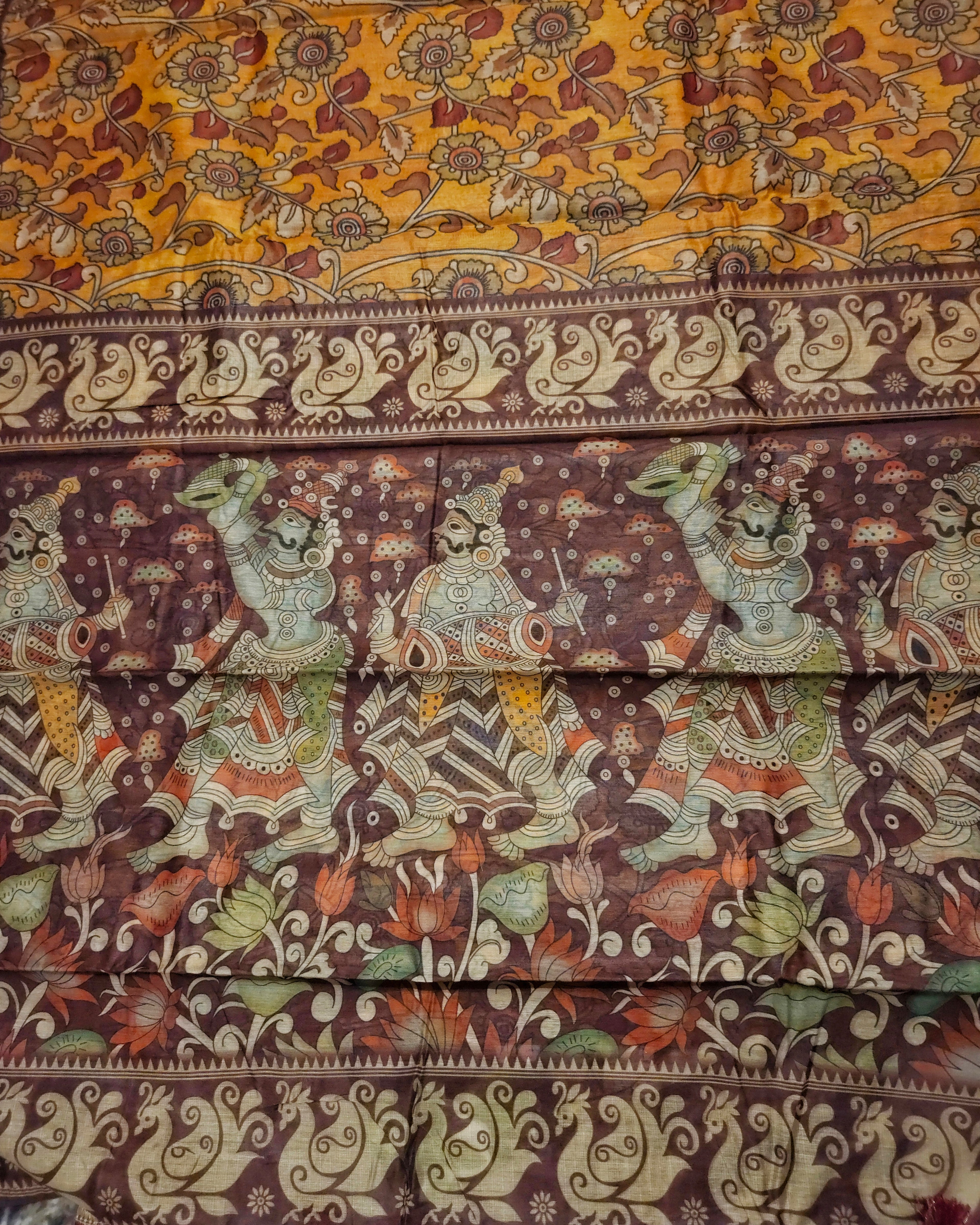 Kalamkari print - Chanderi Cotton Sarees - ATB - All things Beautiful ✨️ 