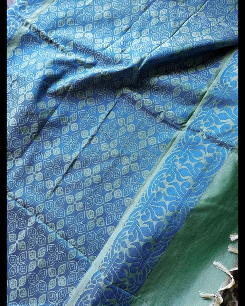 Light beige - Jute Cotton Handwoven Sarees - ATB - All things Beautiful ✨️ 