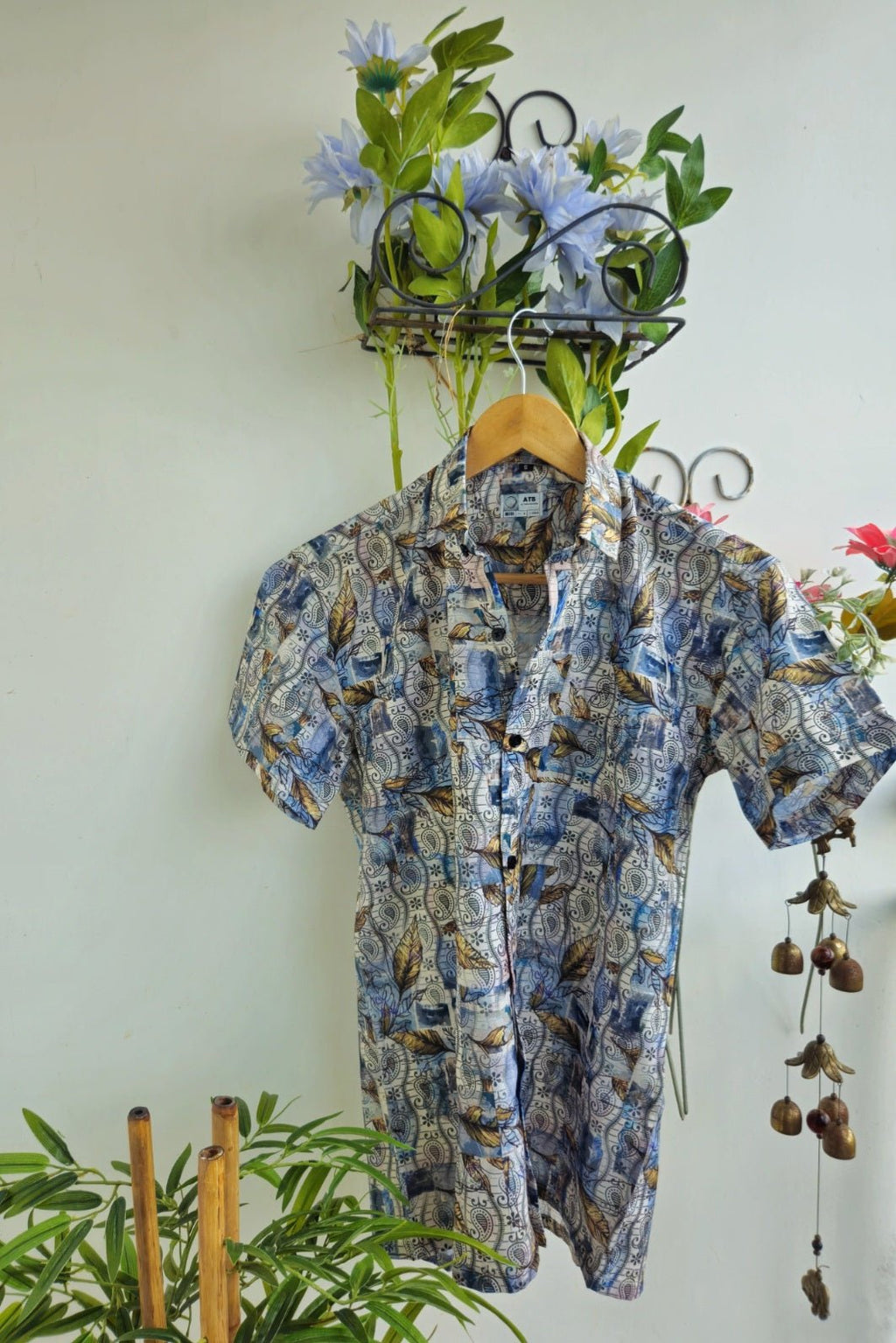 Noisy leaves Men's shirt - ATB - All things Beautiful ✨️ 