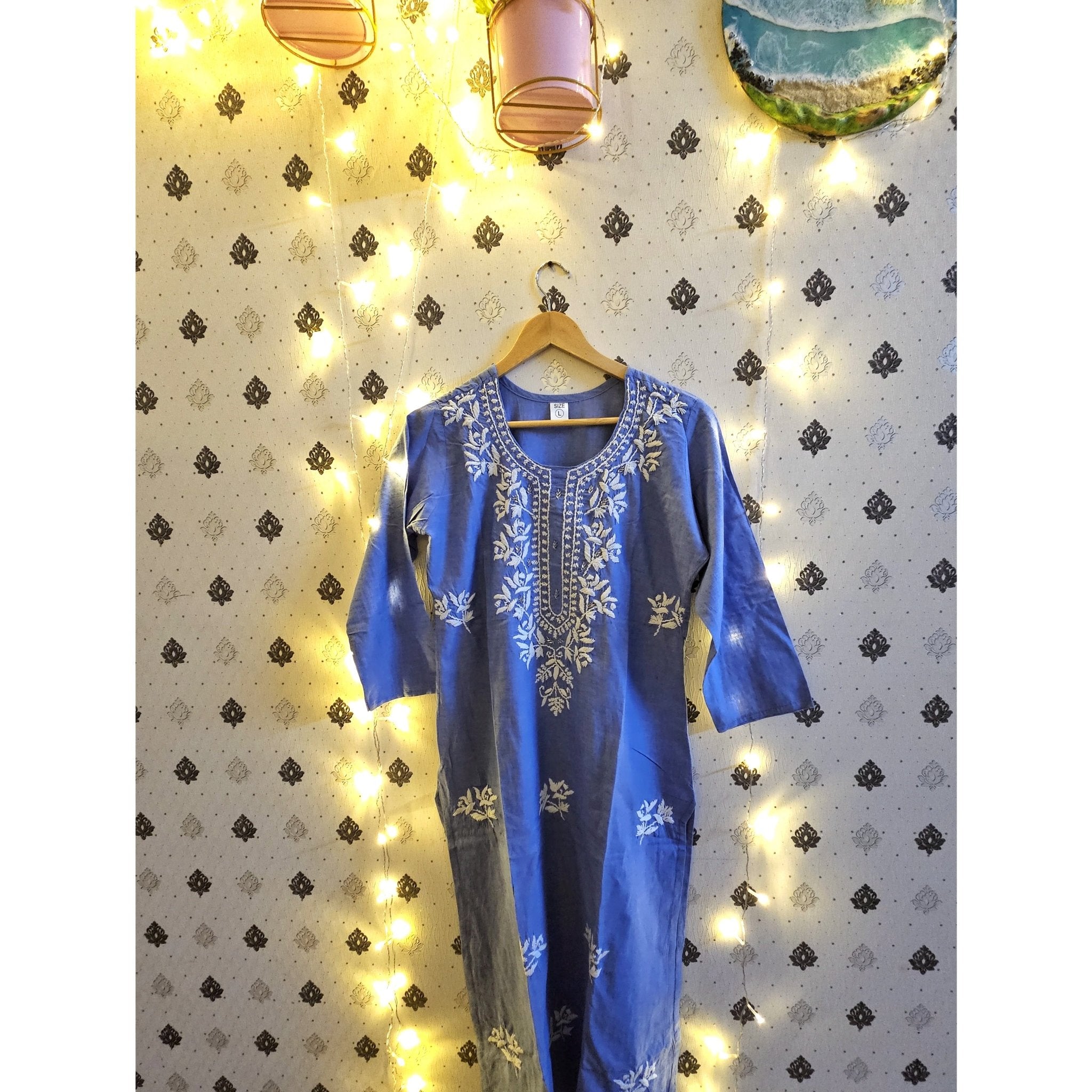 Powder Blue kurta set with dupatta -ATB - All things Beautiful ✨️ 