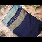 Ready to wear saree blue 