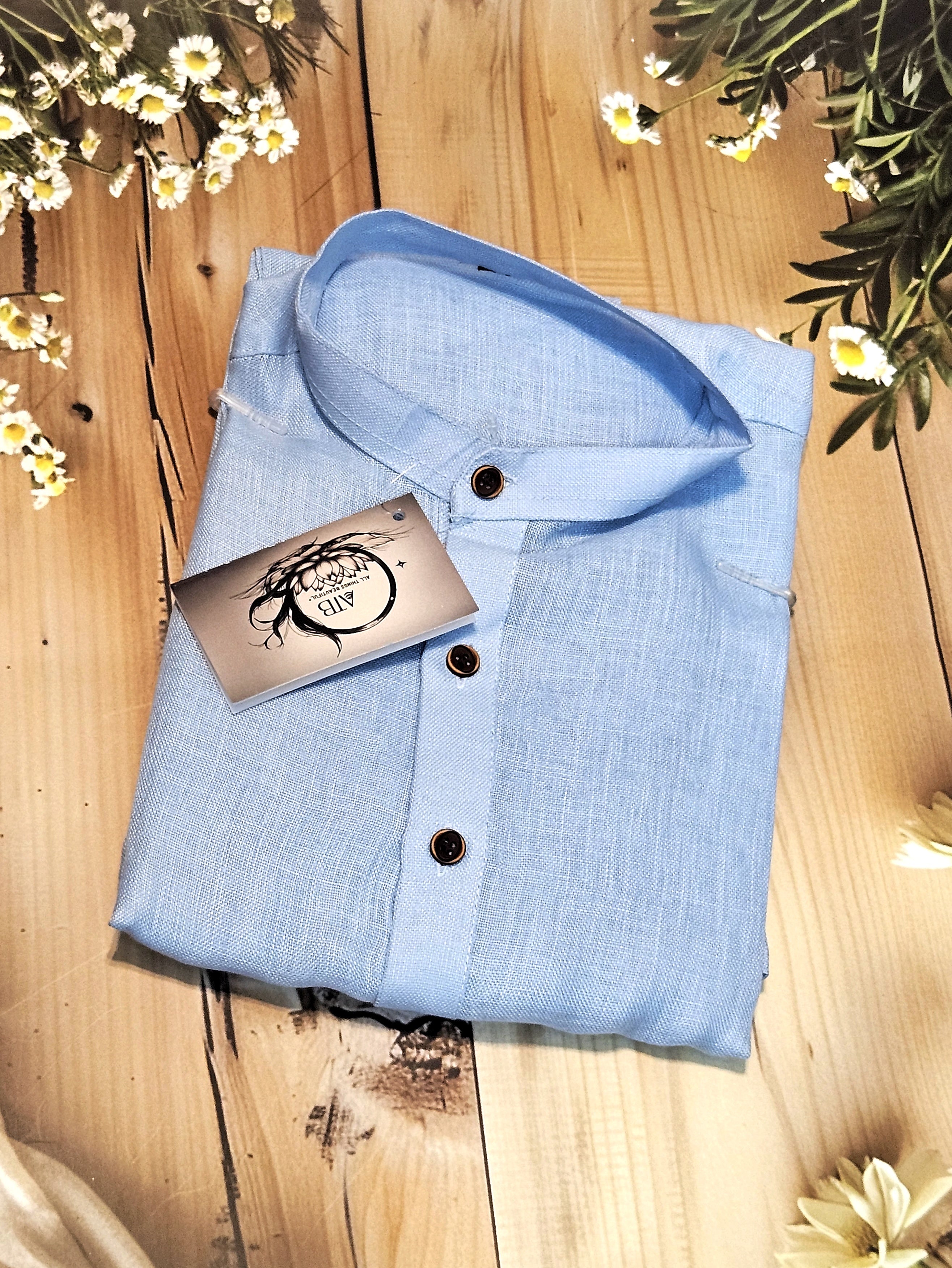 Men's Short Kurta - Full Sleeves - ATB