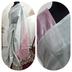 Metallic shade shimmer - Tissue Saree - ATB ✨️