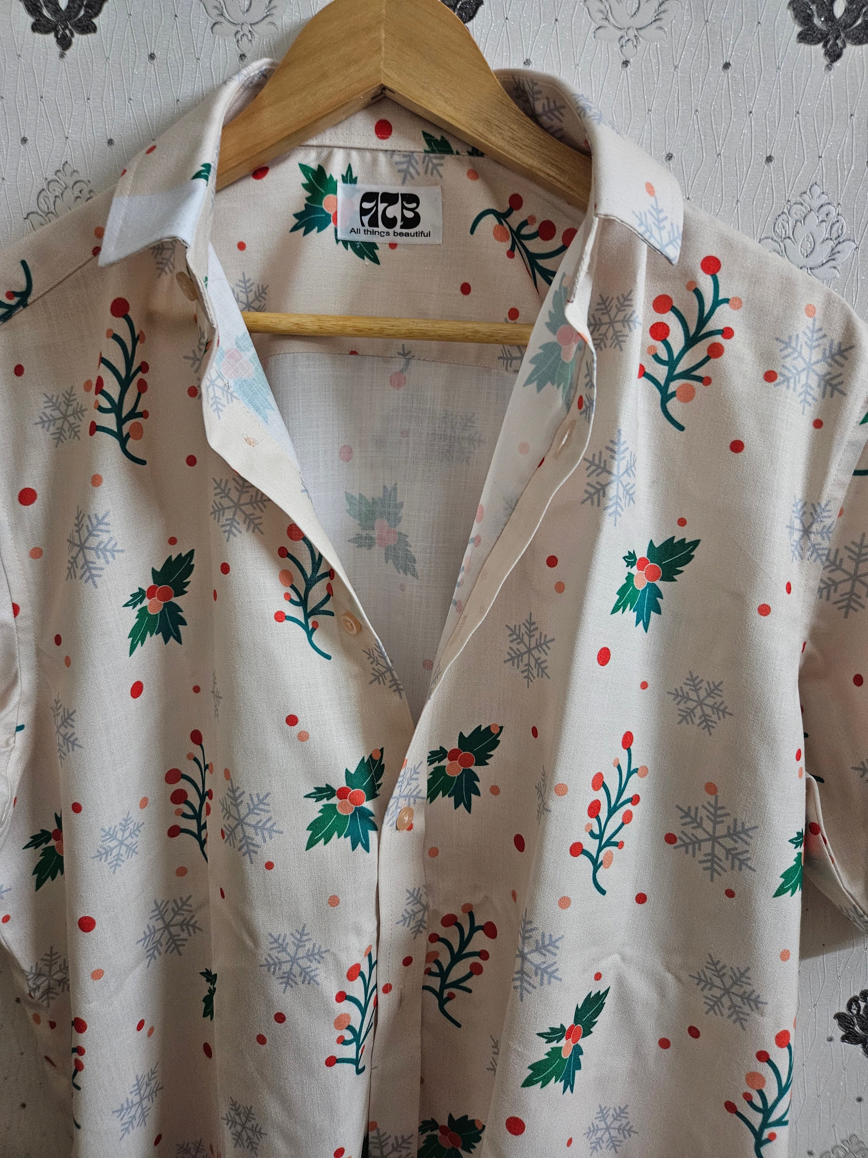 Printed Cotton Shirt - ATB ✨️