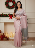 Metallic shade shimmer - Tissue Saree - ATB ✨️