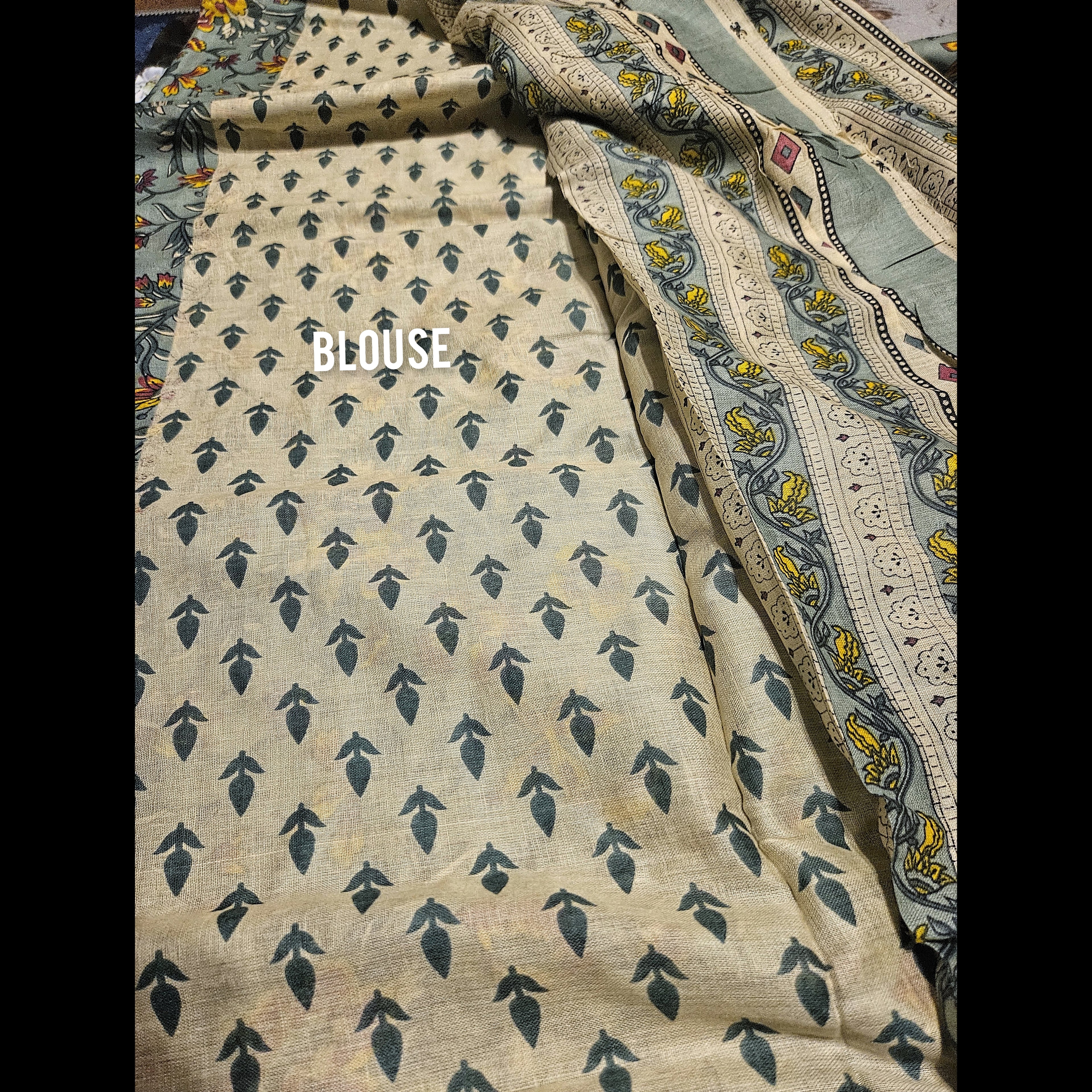 Mul Cotton - Jaipur print Sarees - ATB