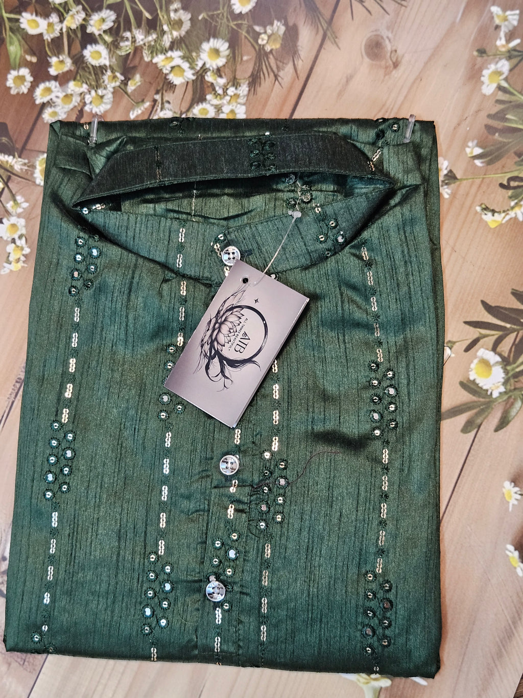 Men's Full sleeve Long Kurta - Silk - ATB