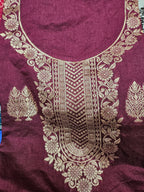 Banarasi Unstitched material - dual shade weaving - ATB ✨️