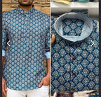 Men's Short kurta - Jaipur Print - Full sleeves - ATB