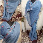 Crushed tissue sarees - ATB ✨️