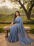 Crushed tissue sarees - ATB ✨️