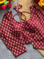 Readymade blouse - Ajrakh print