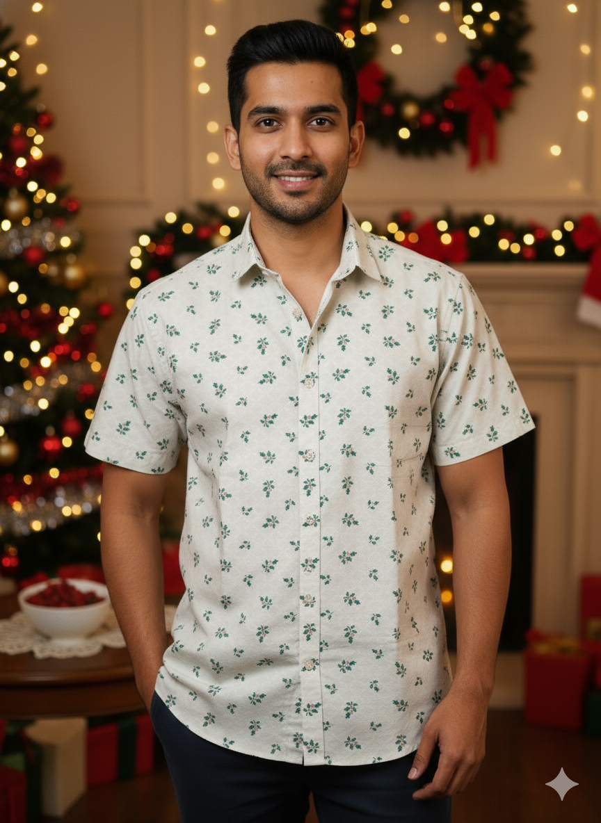 Printed Cotton Shirt - ATB ✨️