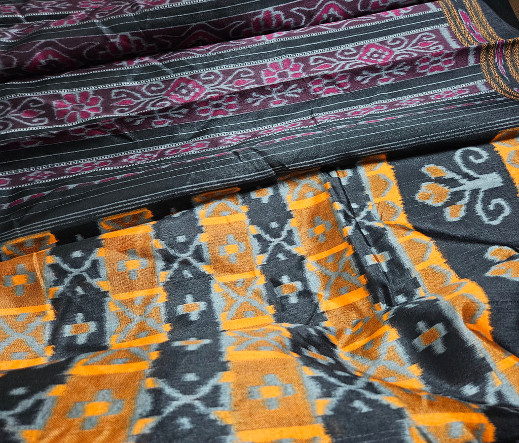 Bhagalpuri Tussar Silk Sarees - Ikkat print - ATB ✨️