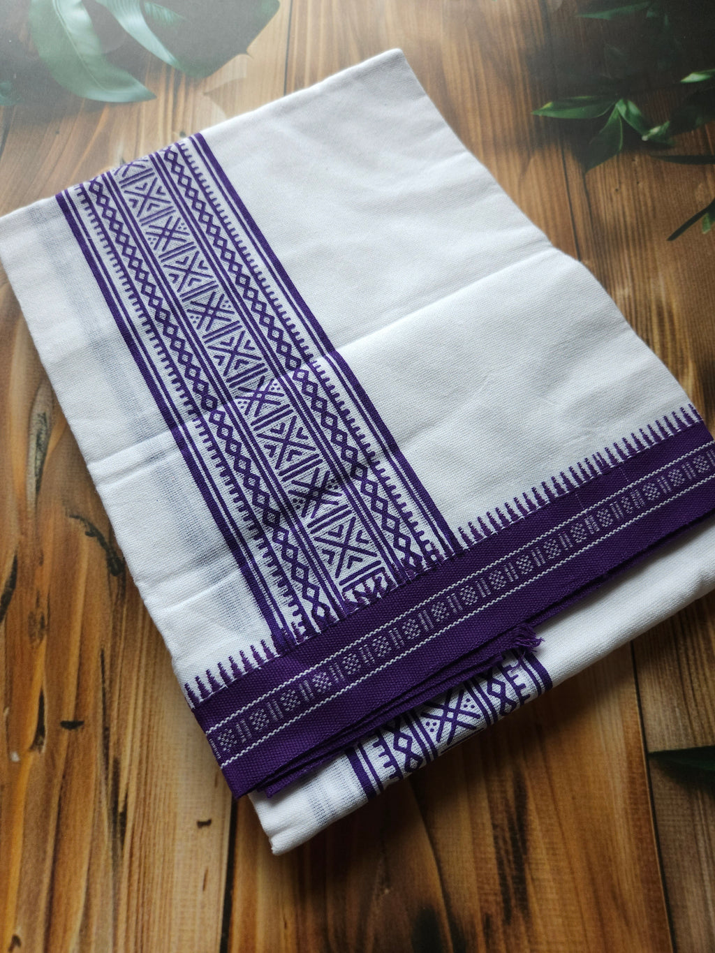 Handblock Printed Mundu - Men's wear - ATB