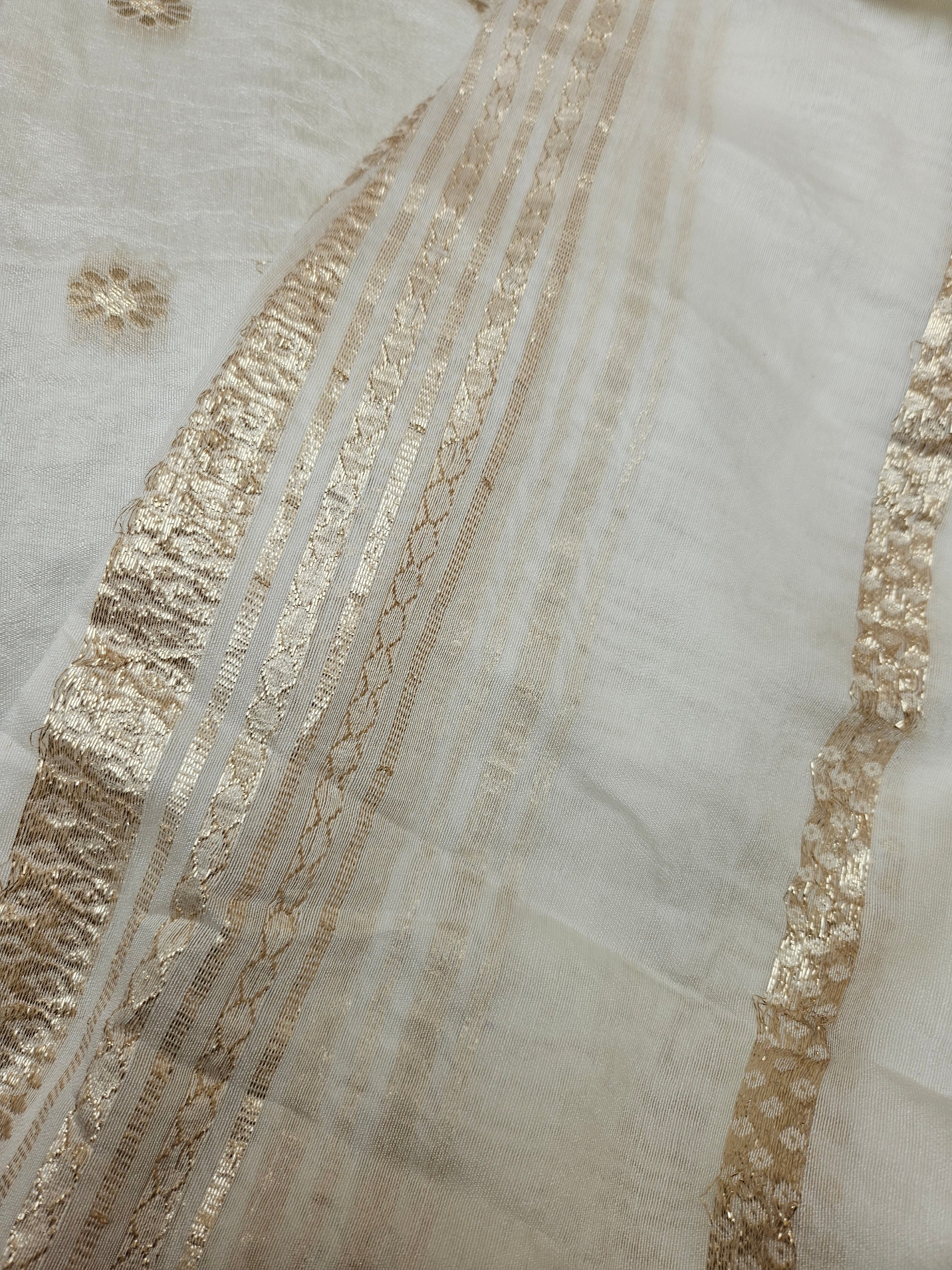 Banarasi Unstitched material - dual shade weaving - ATB ✨️