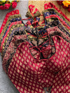 Readymade blouse - Ajrakh print