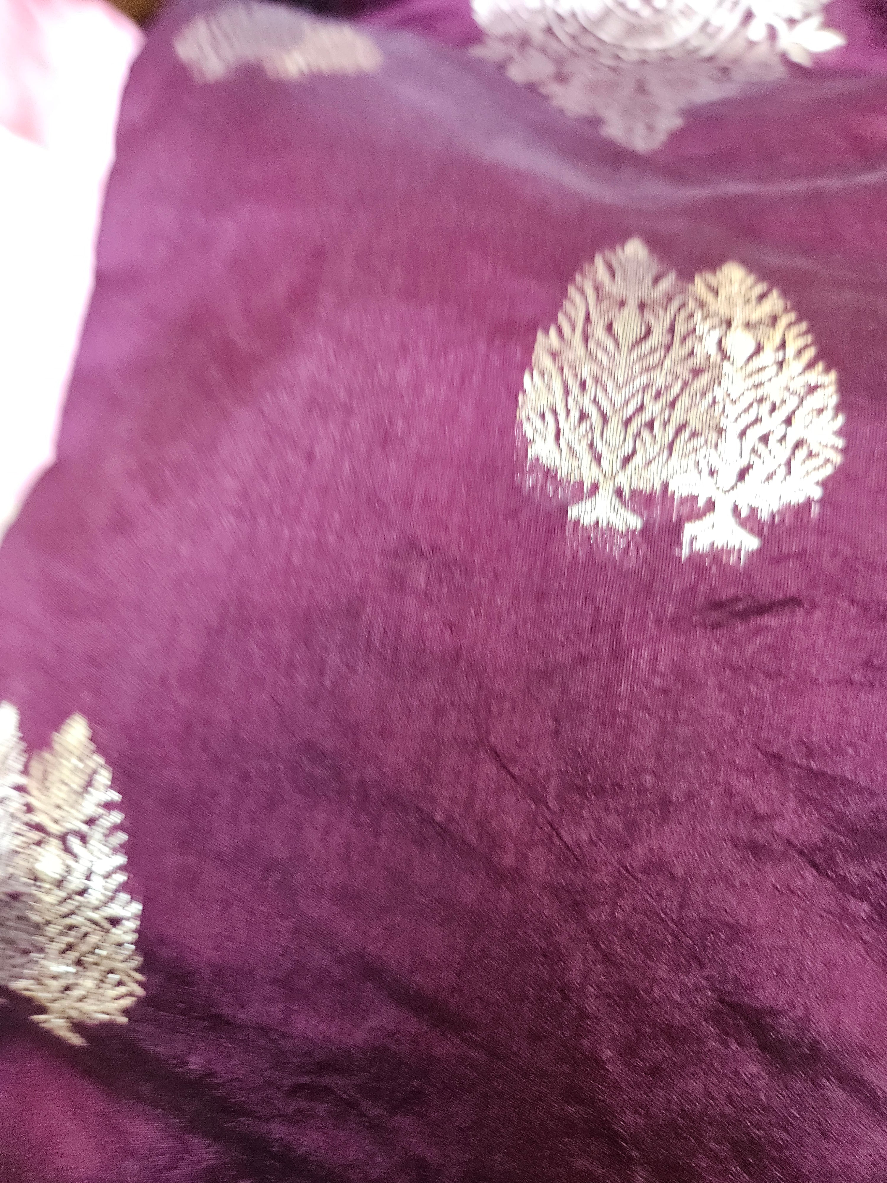 Banarasi Unstitched material - dual shade weaving - ATB ✨️