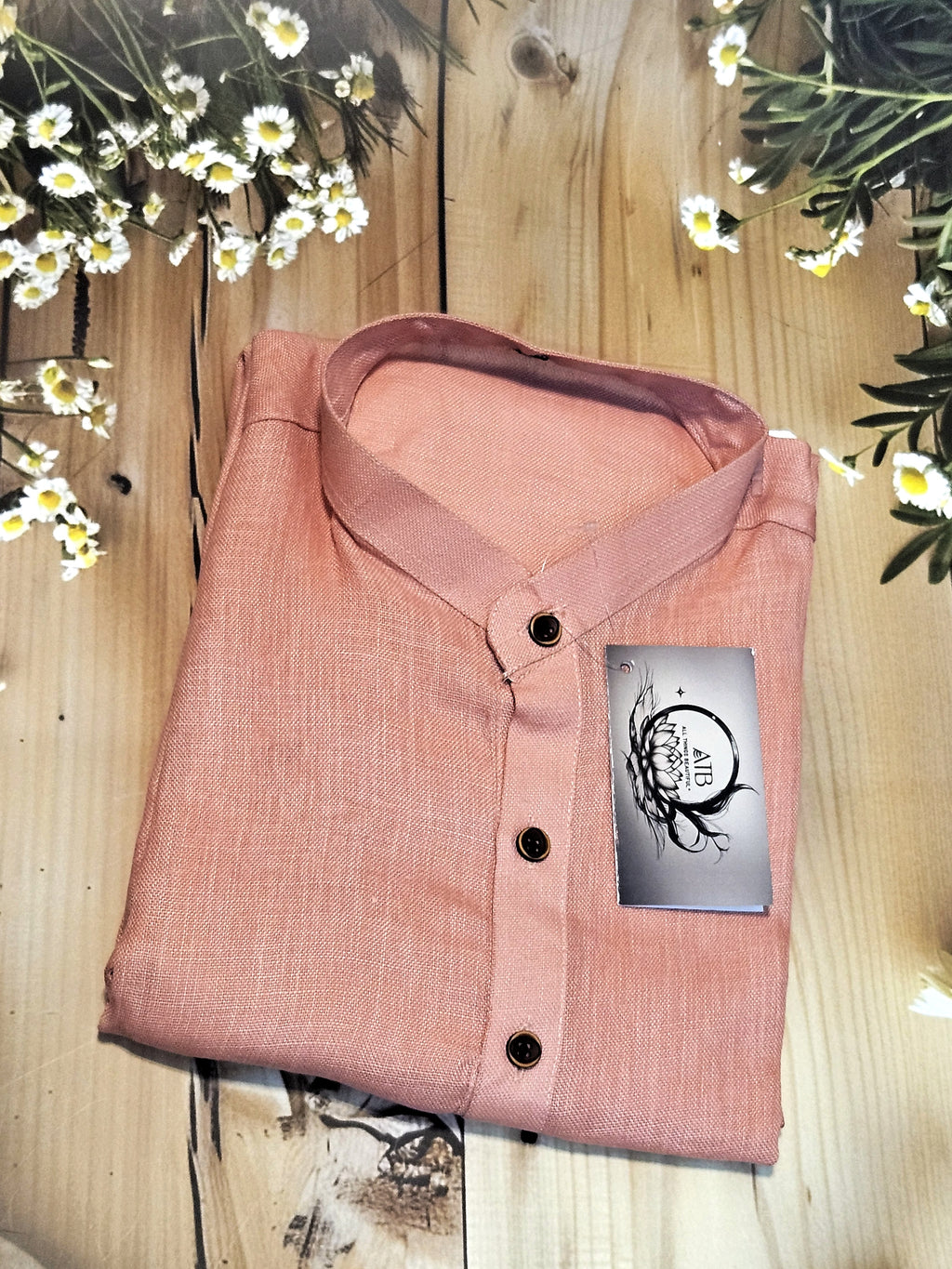 Men's Short Kurta - Full Sleeves - ATB