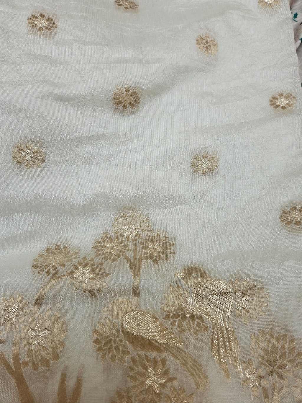 Banarasi Unstitched material - dual shade weaving - ATB ✨️