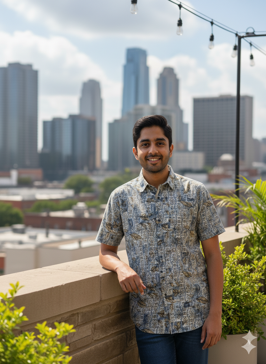 Noisy leaves - shirt - ATB