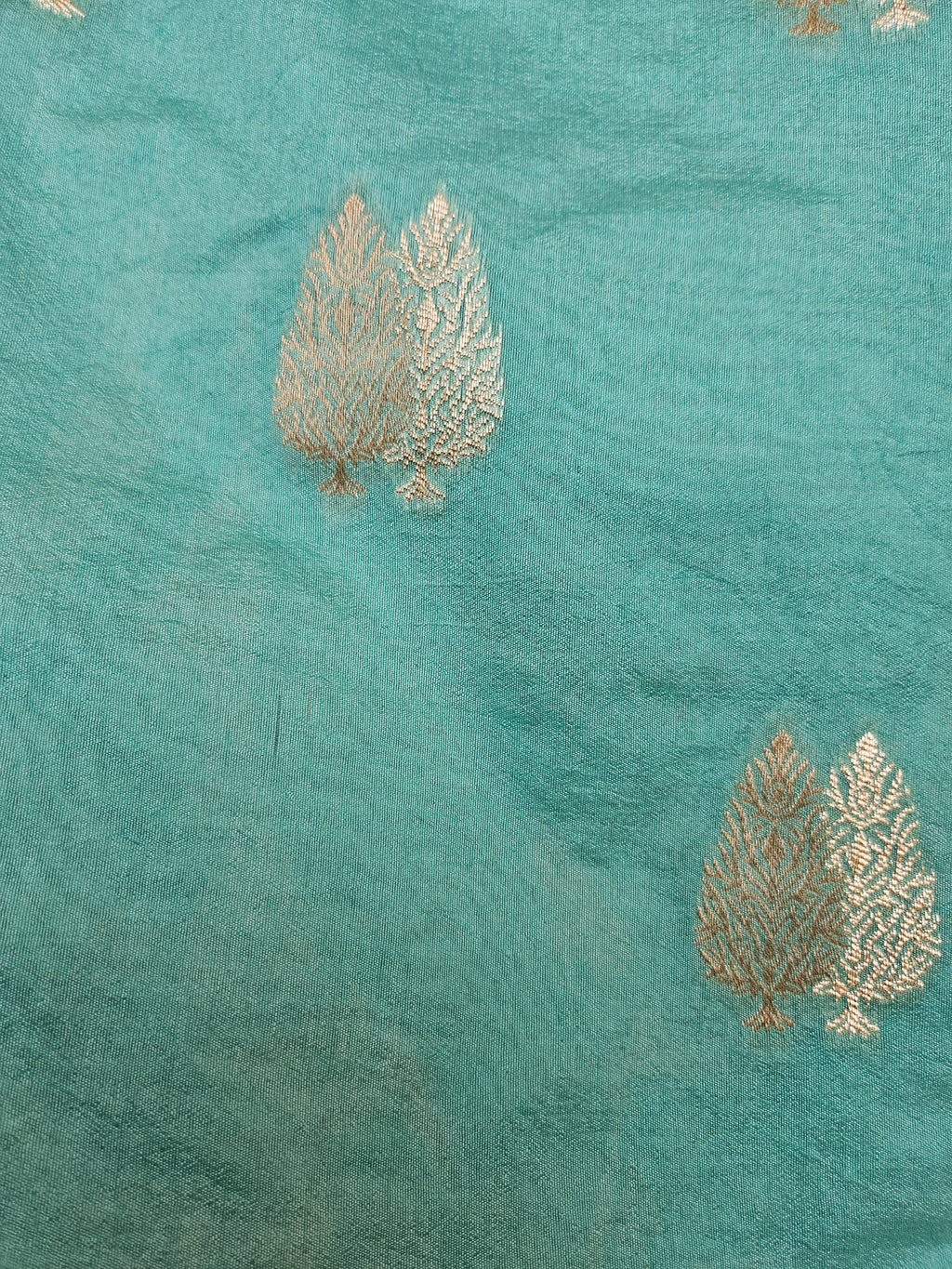 Banarasi Unstitched material - dual shade weaving - ATB ✨️