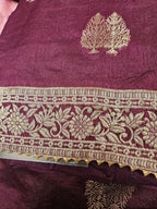 Banarasi Unstitched material - dual shade weaving - ATB ✨️