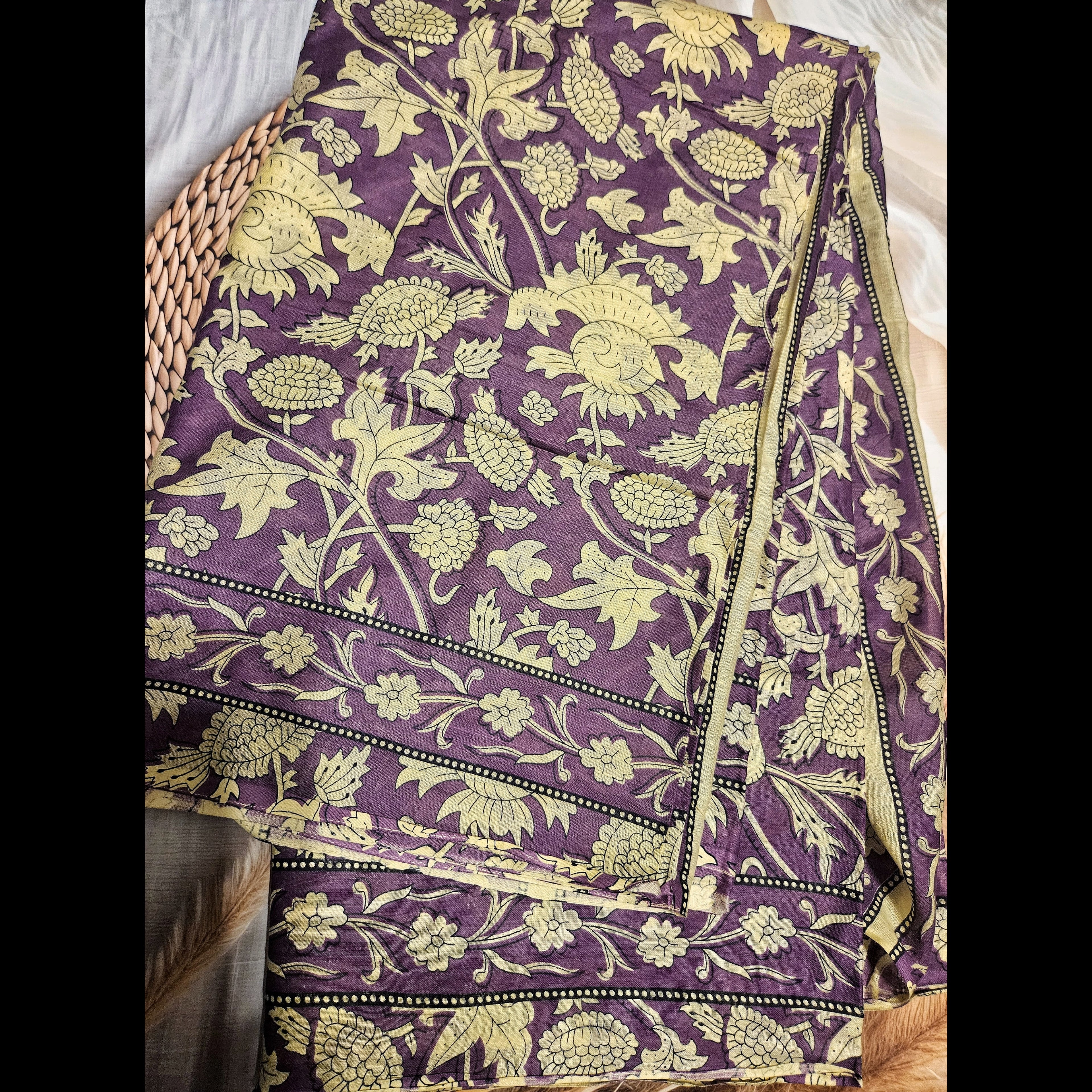 Mul Cotton - Jaipur print Sarees - ATB
