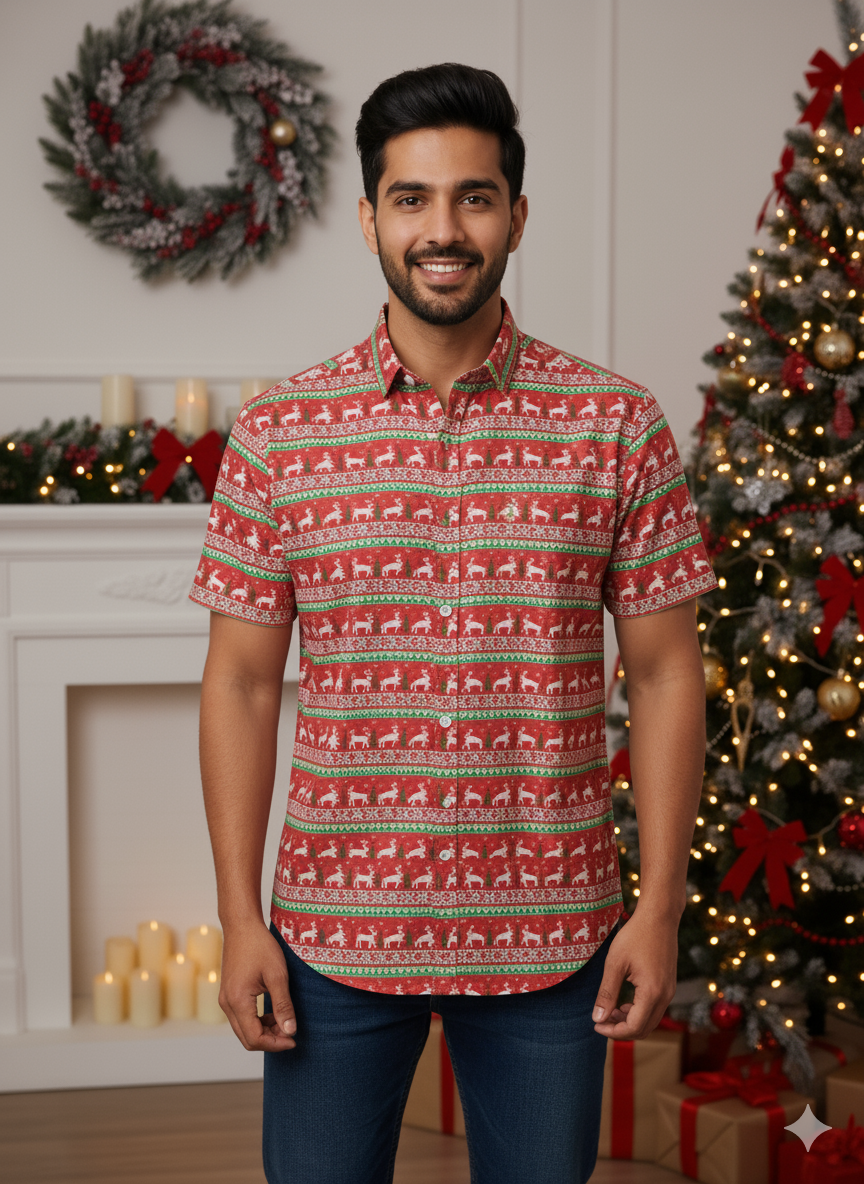 Printed Cotton Shirt - ATB ✨️