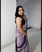 Handwoven Linen Saree - ATB