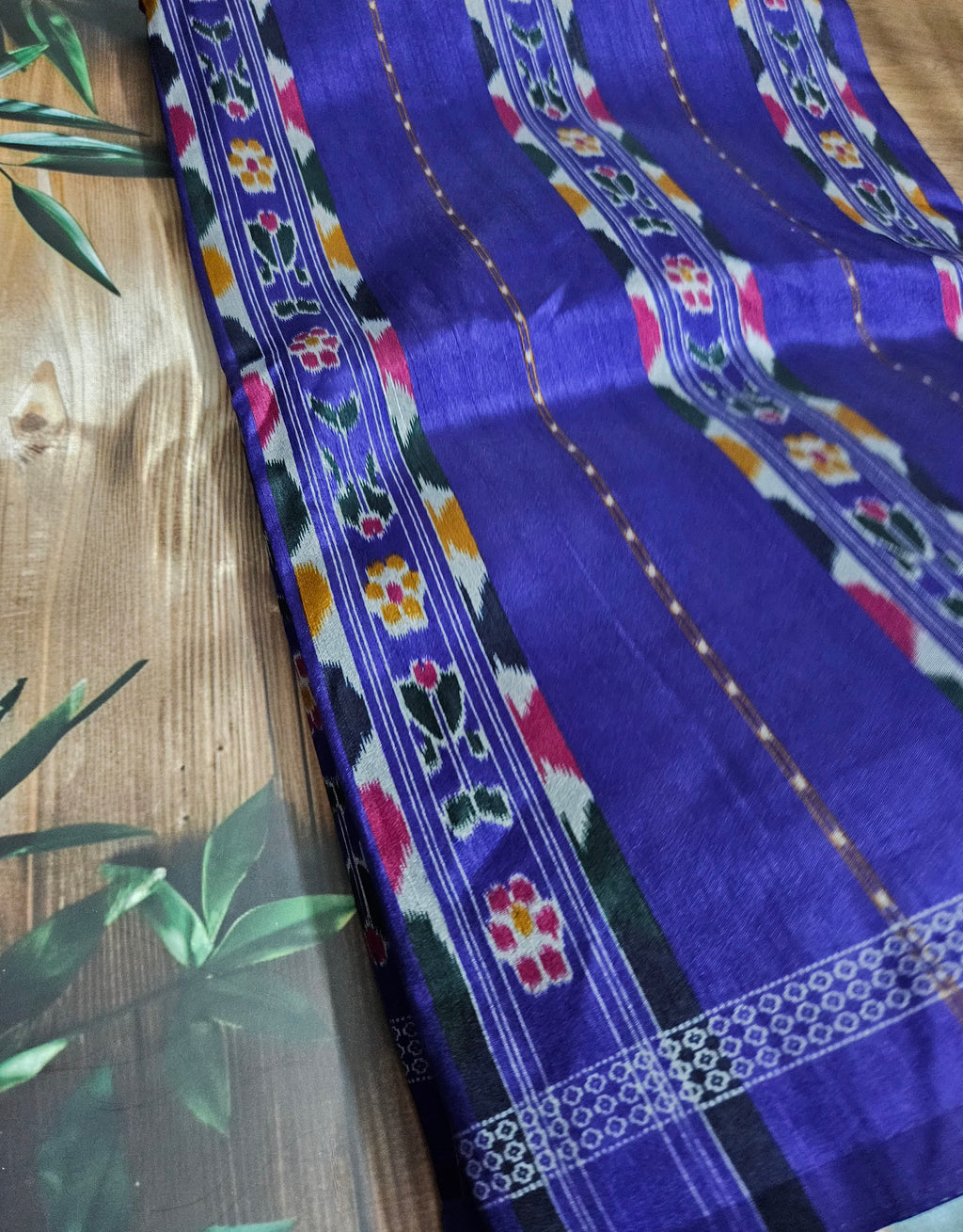 Bhagalpuri Tussar Silk Sarees - Ikkat print - ATB ✨️
