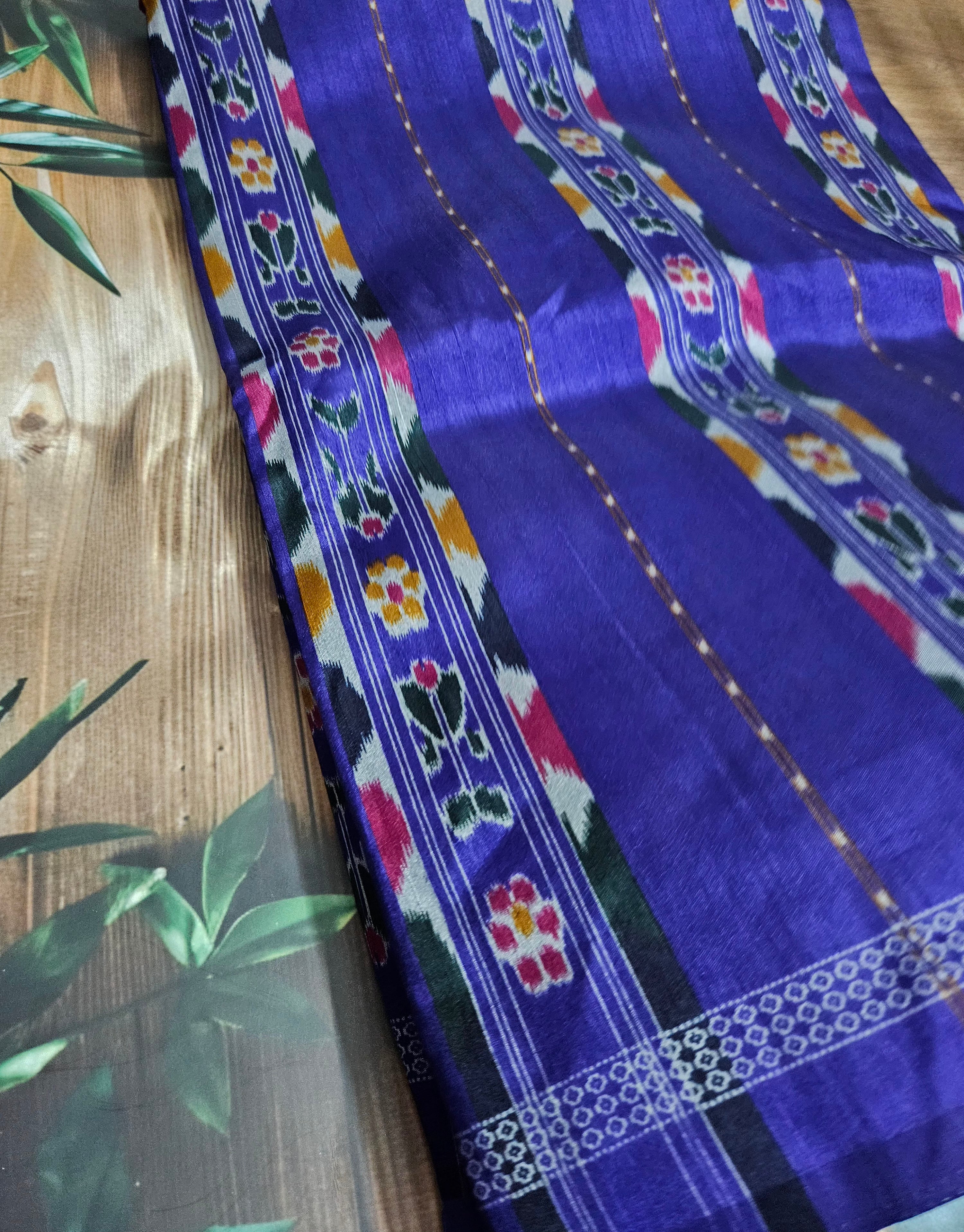 Bhagalpuri Tussar Silk Sarees - Ikkat print - ATB ✨️