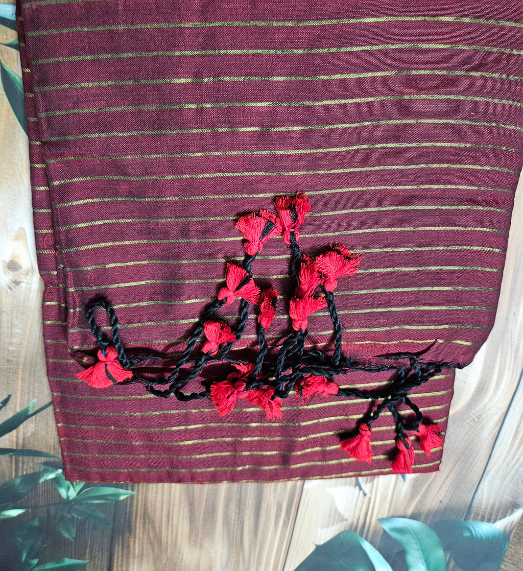 Khadi cotton - Striped Sarees - ATB ✨️