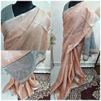 Metallic shade shimmer - Tissue Saree - ATB ✨️