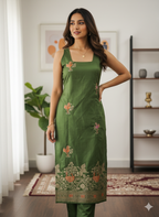 Designer wear - Sleeveless bird Kurta - ATB ✨️