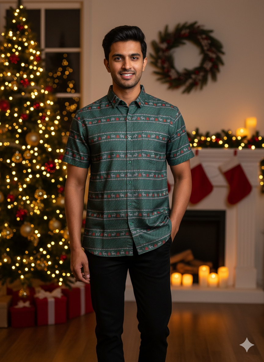 Printed Cotton Shirt - ATB ✨️