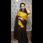 Ready to wear sarees brown