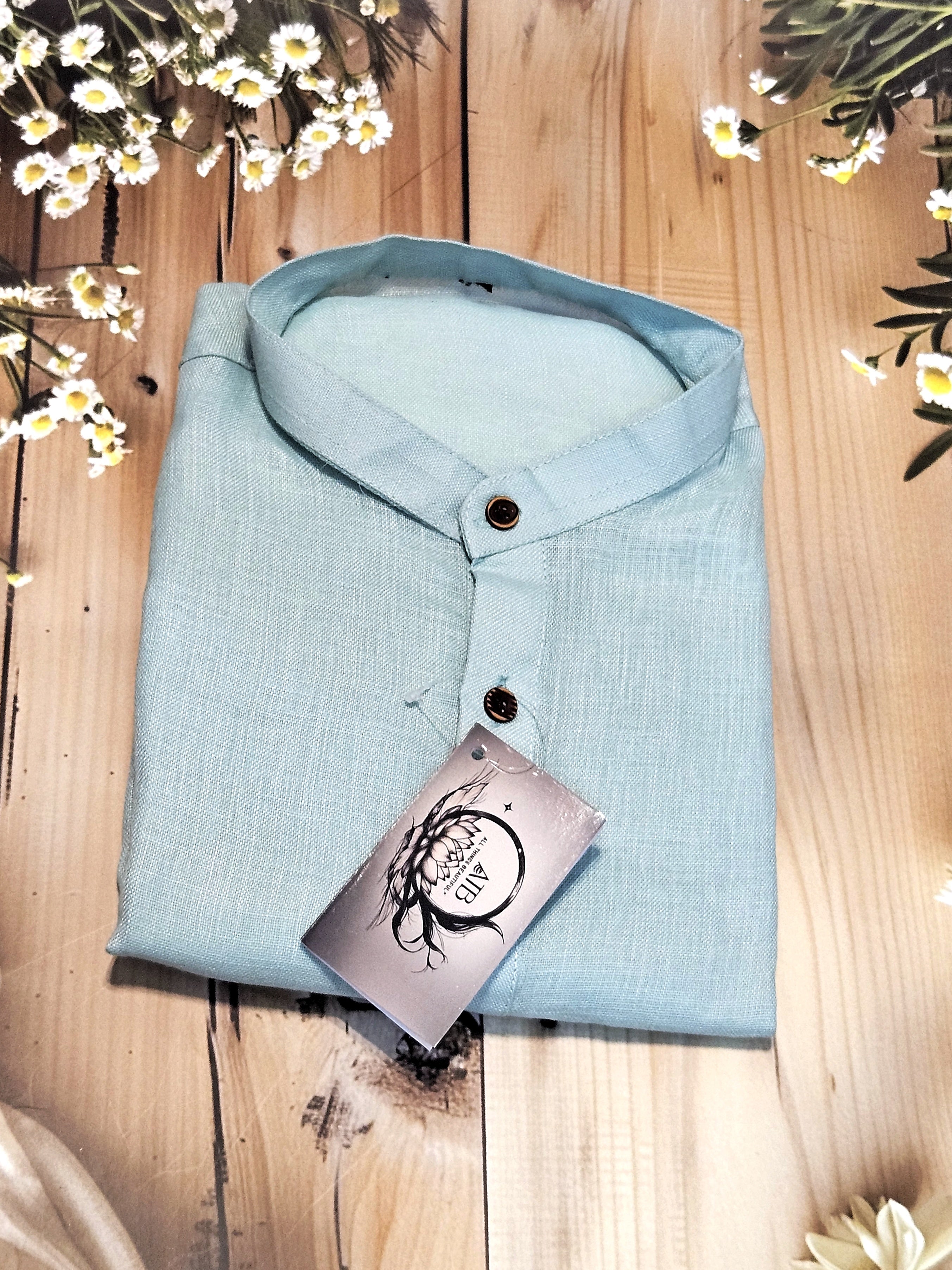 Men's Short Kurta - Full Sleeves - ATB