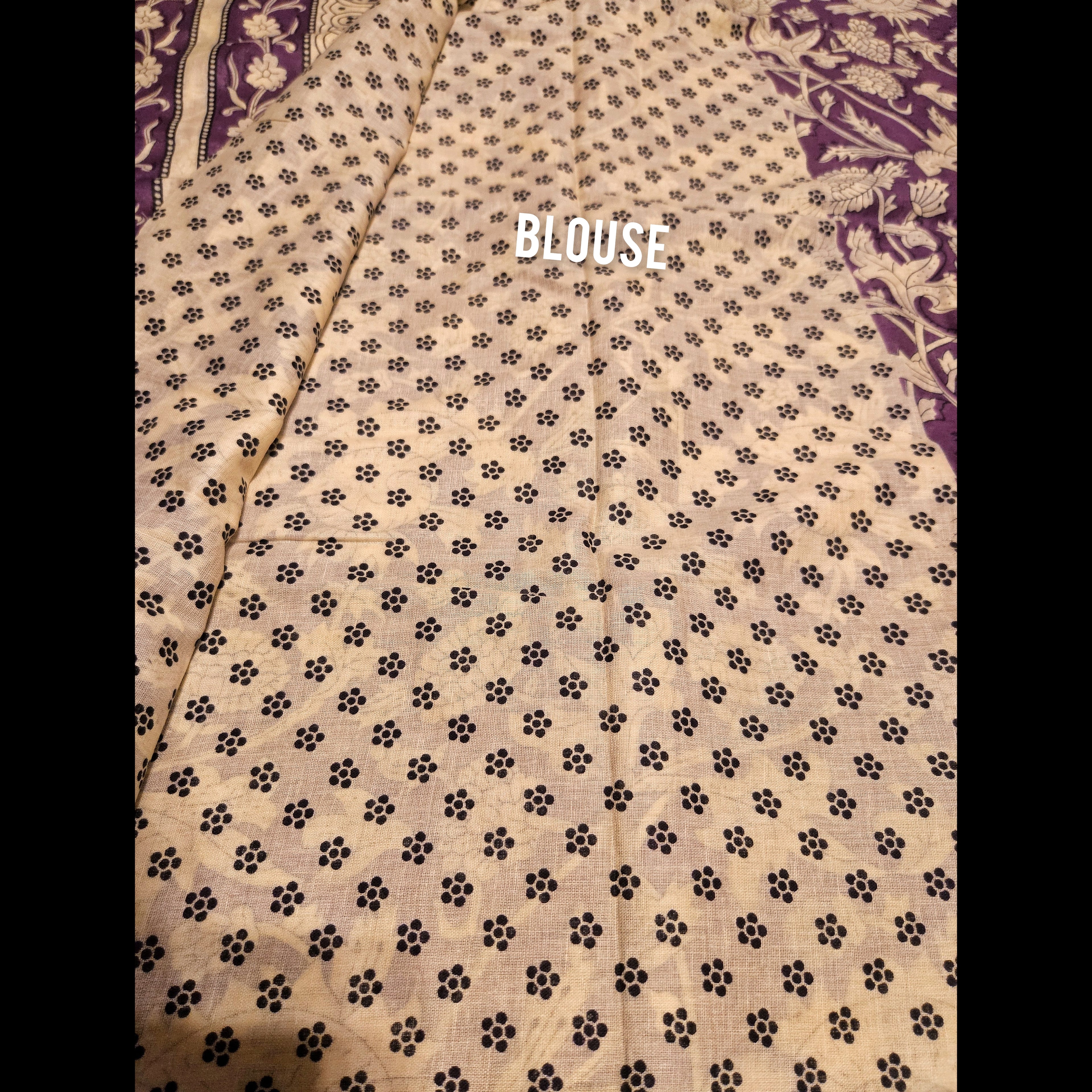 Mul Cotton - Jaipur print Sarees - ATB