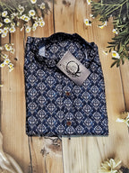 Men's Short kurta - Jaipur Print - Full sleeves - ATB