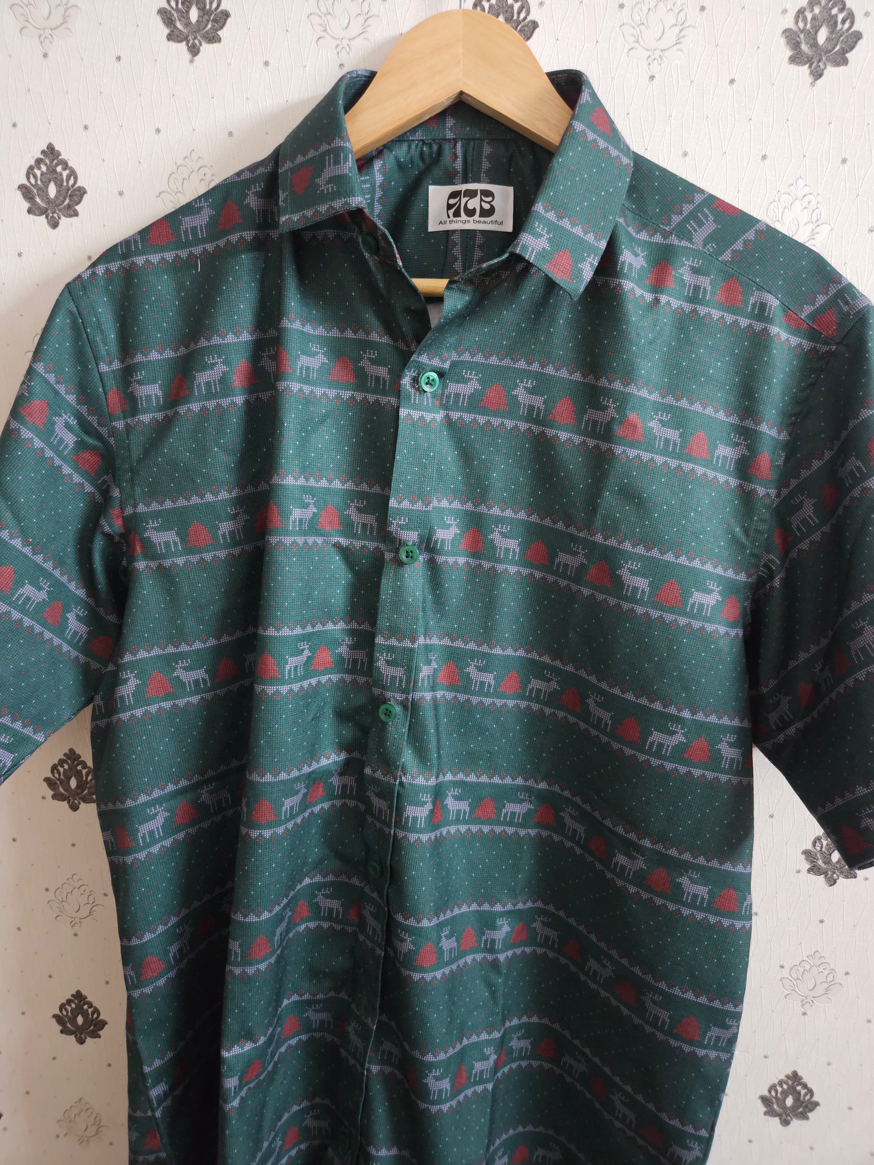 Printed Cotton Shirt - ATB ✨️